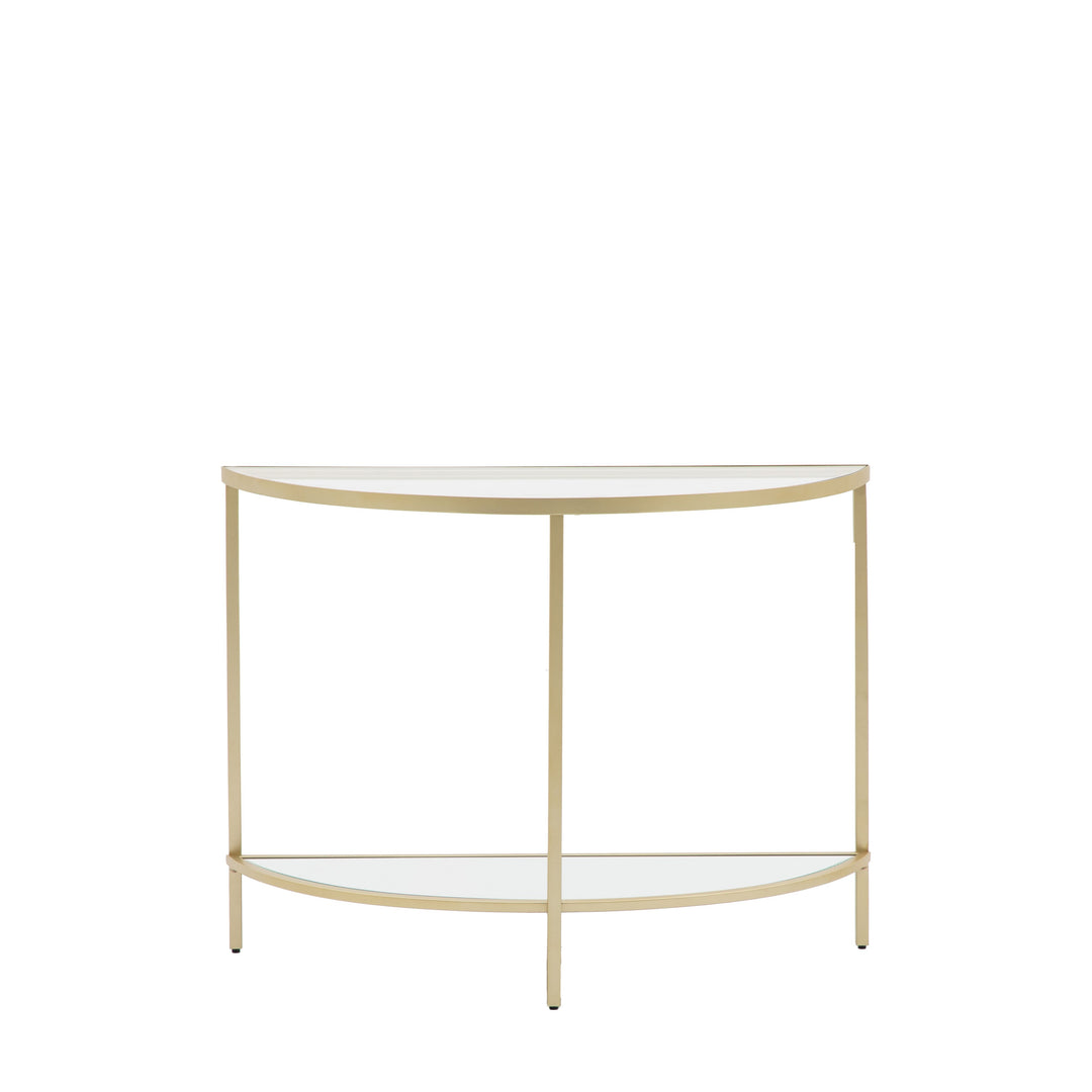 Alexis Console Table | Champagne