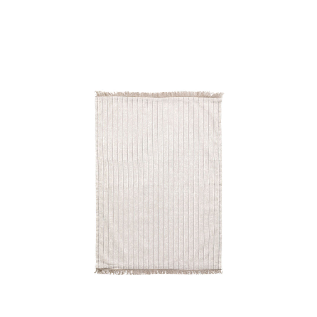 Natural Stripe Tea towel 3pk