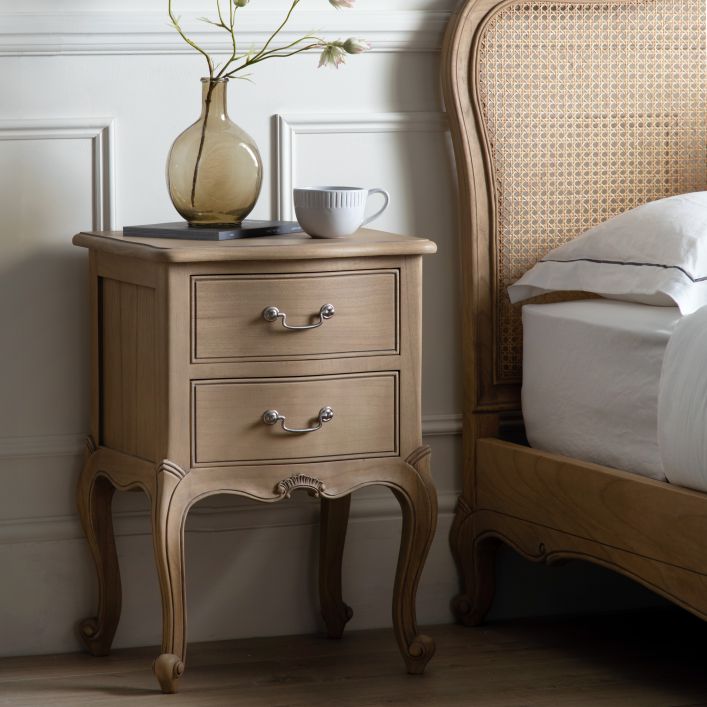 Chic Weathered Bedside Table