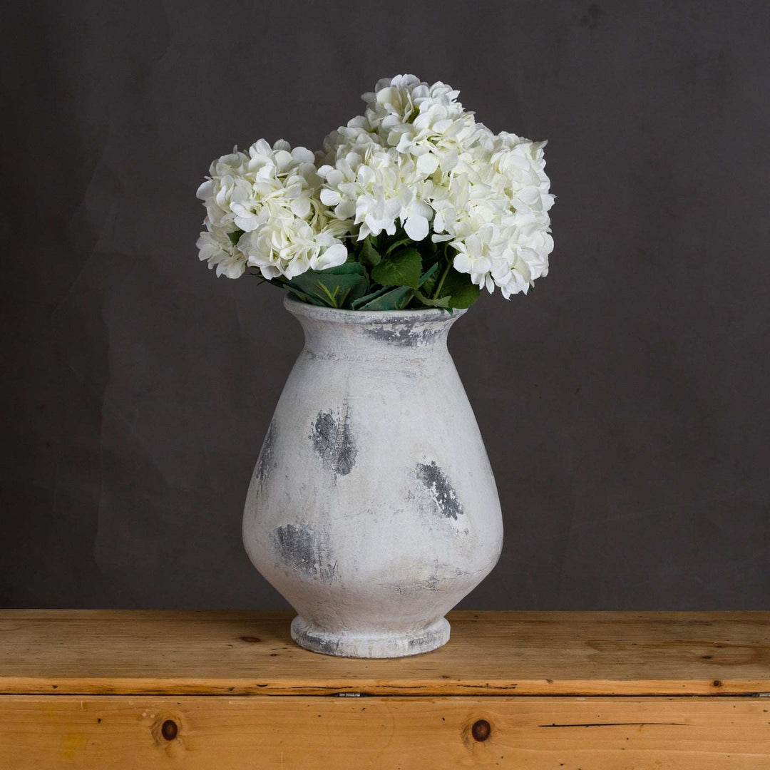 Darcy Large Antique White Vase