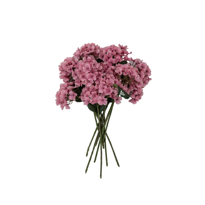 Pink Hydrangea Bunch | 12 Stems