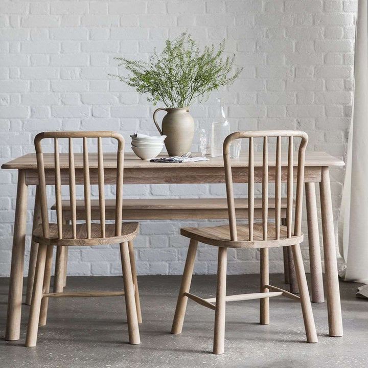 Dorset Oak Dining Chair x2