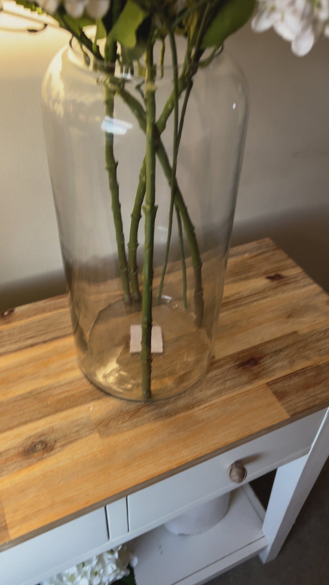 Contemporary Glass Jar vase - Large