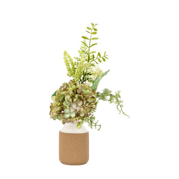 Vase with Hydrangea Arrangement