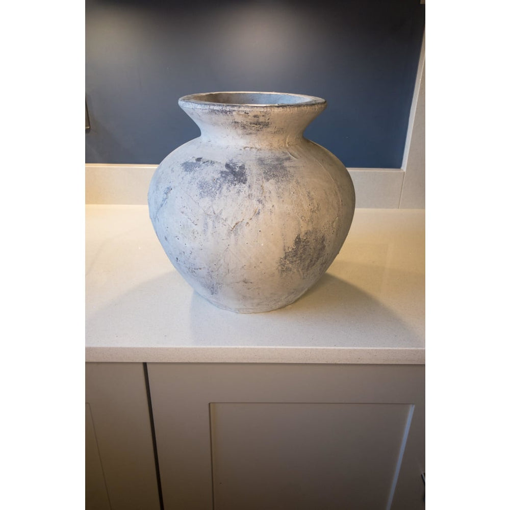 Darcy stone vase