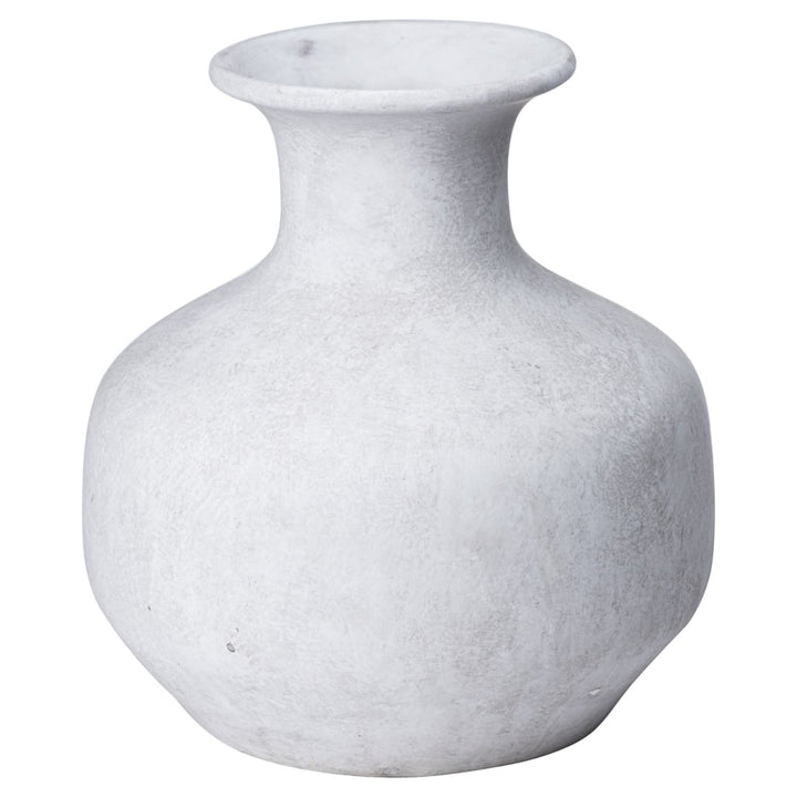 Darcy Squat Stone Vase - Vases