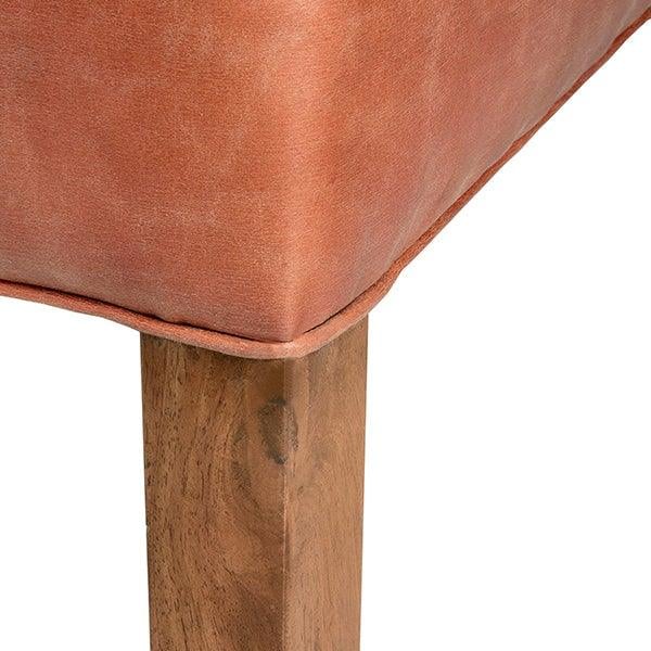 Faux Leather Dining Chair | Tan - Home Pieces