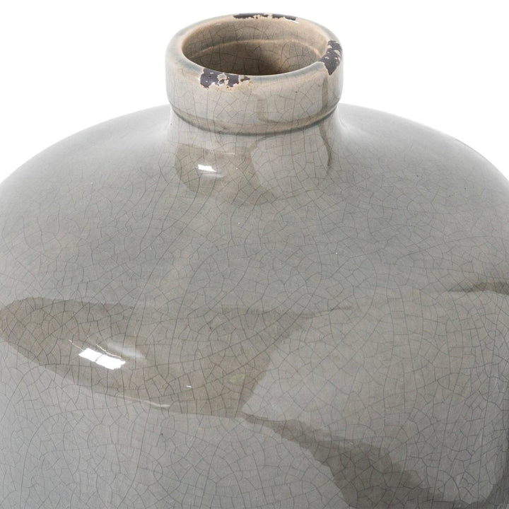 Grey Glazed Eve Vase - Home Pieces