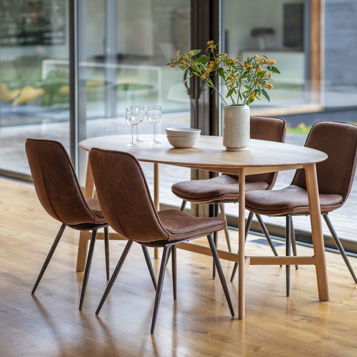 Stockholm Oak Dining Table