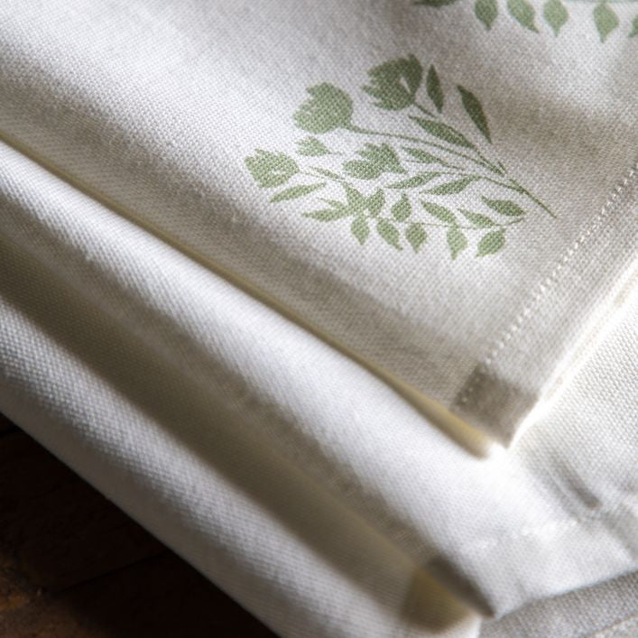 Sage Floral Napkin (4pk)