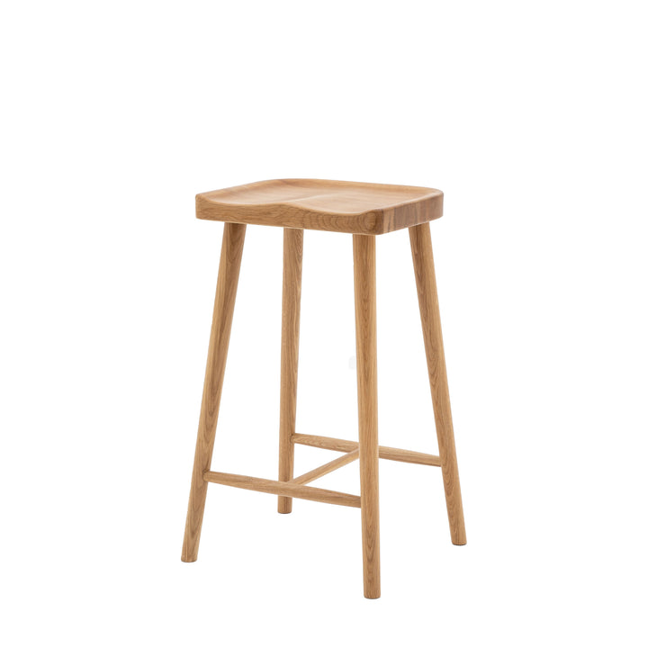 Saddle Seat Bar Stool Natural