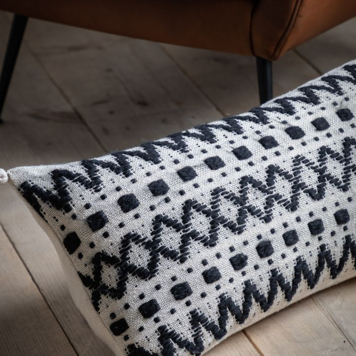 Natural Aztec Tufted Cushion