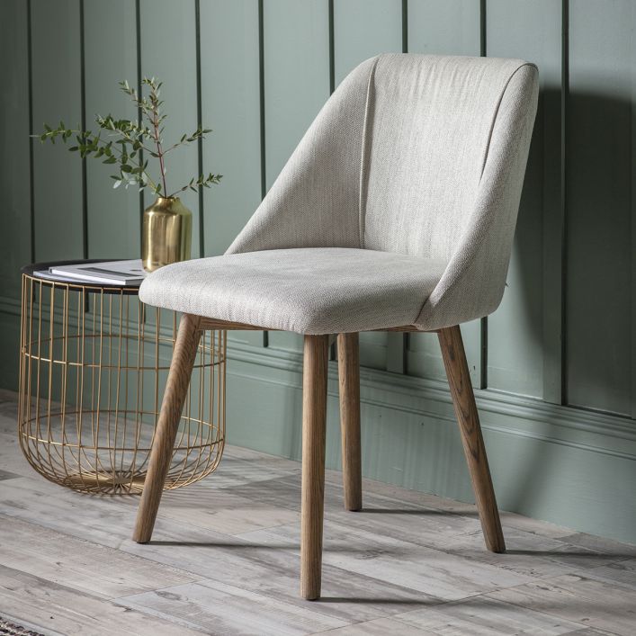 Pair of Ellie Natural Dining Chairs