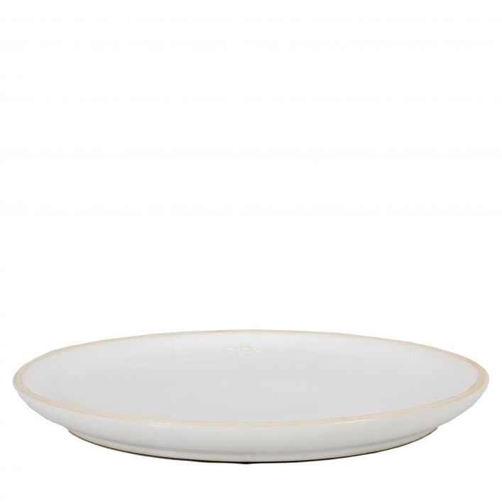 Stoneware Bee Side plate White (Set of 4)