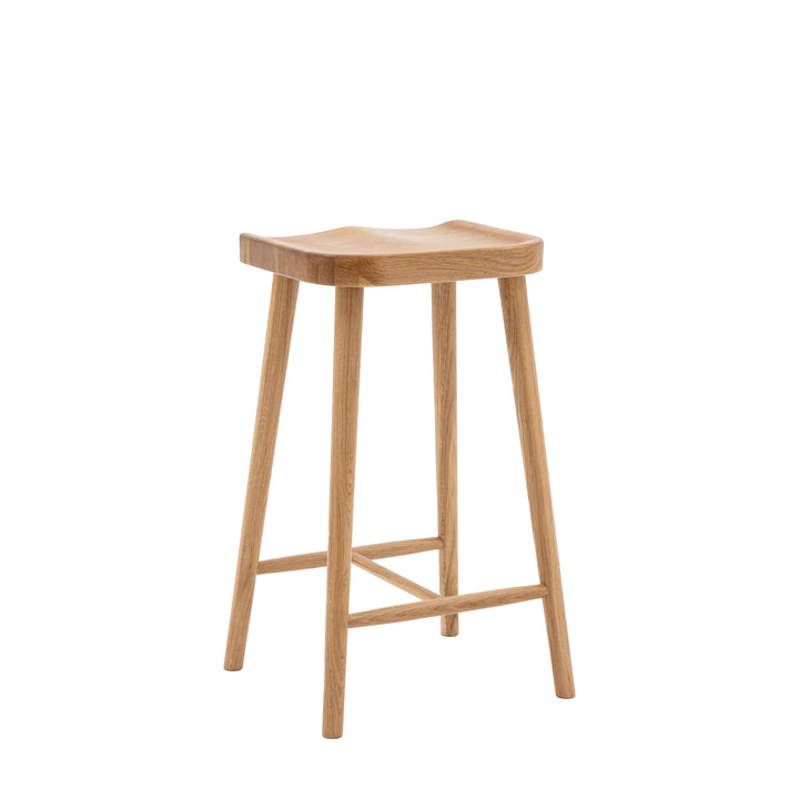 Saddle Seat Bar Stool Natural