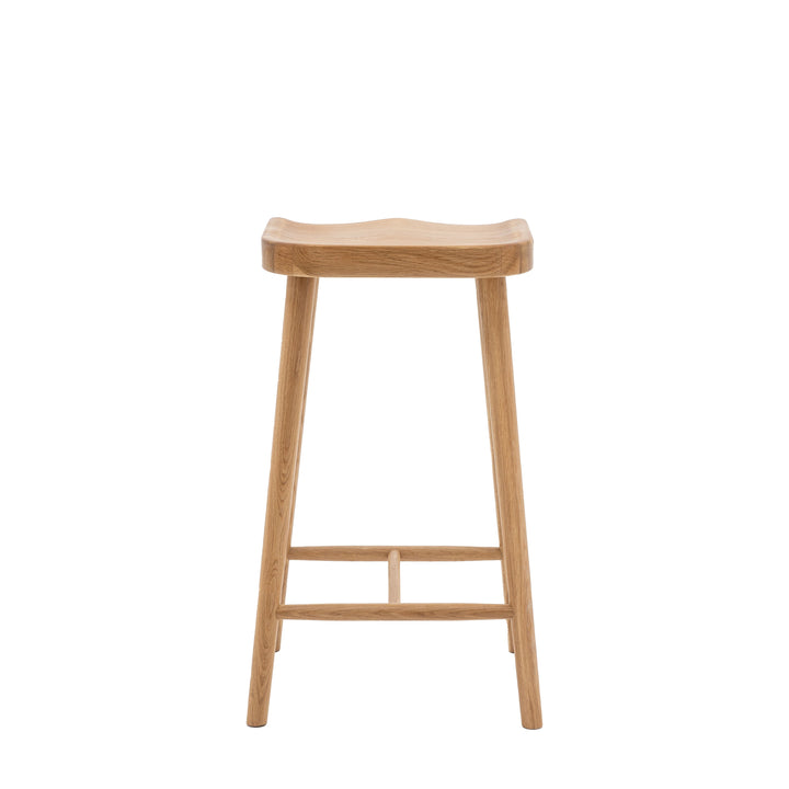 Saddle Seat Bar Stool Natural