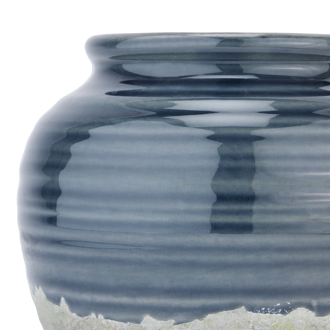 Two-tone Squat Vase