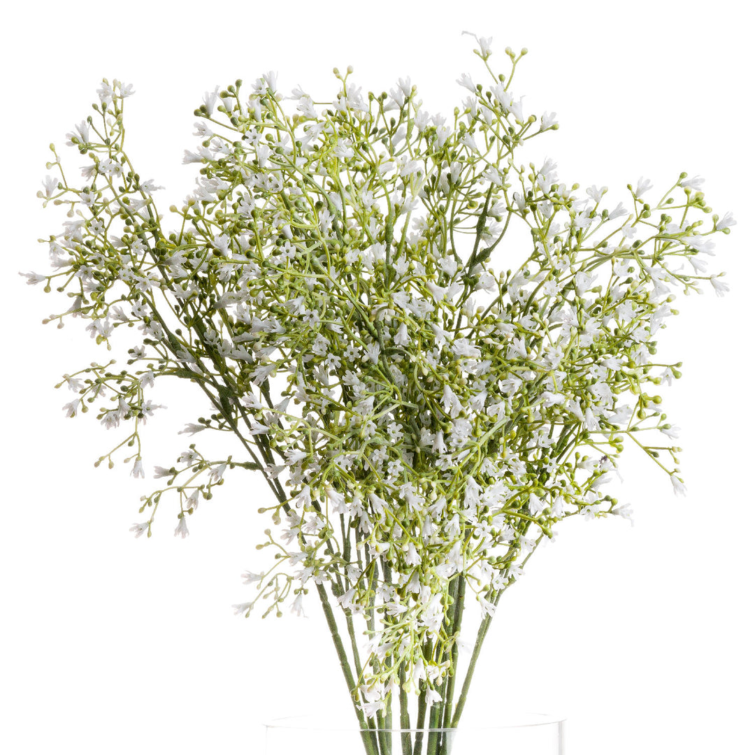 White Wildflower Spray 72cm