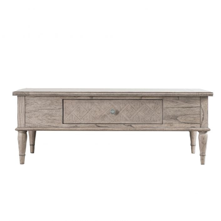 Mustique Push Drawer Coffee Table