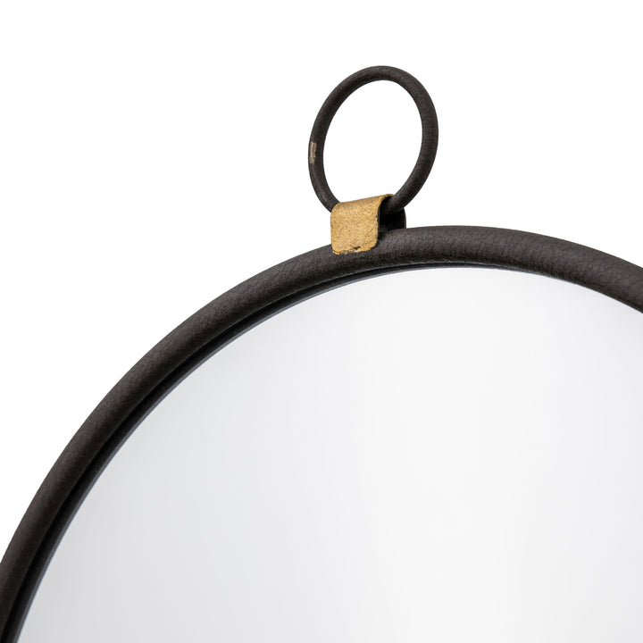 Black Loop Detail Mirror Large