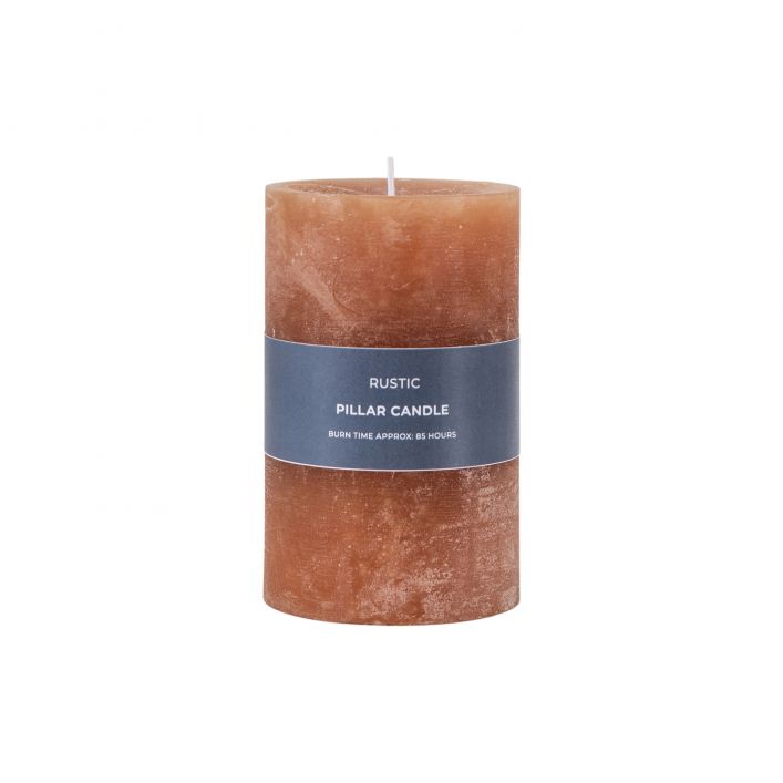 Pillar Candle Rustic 2 pack