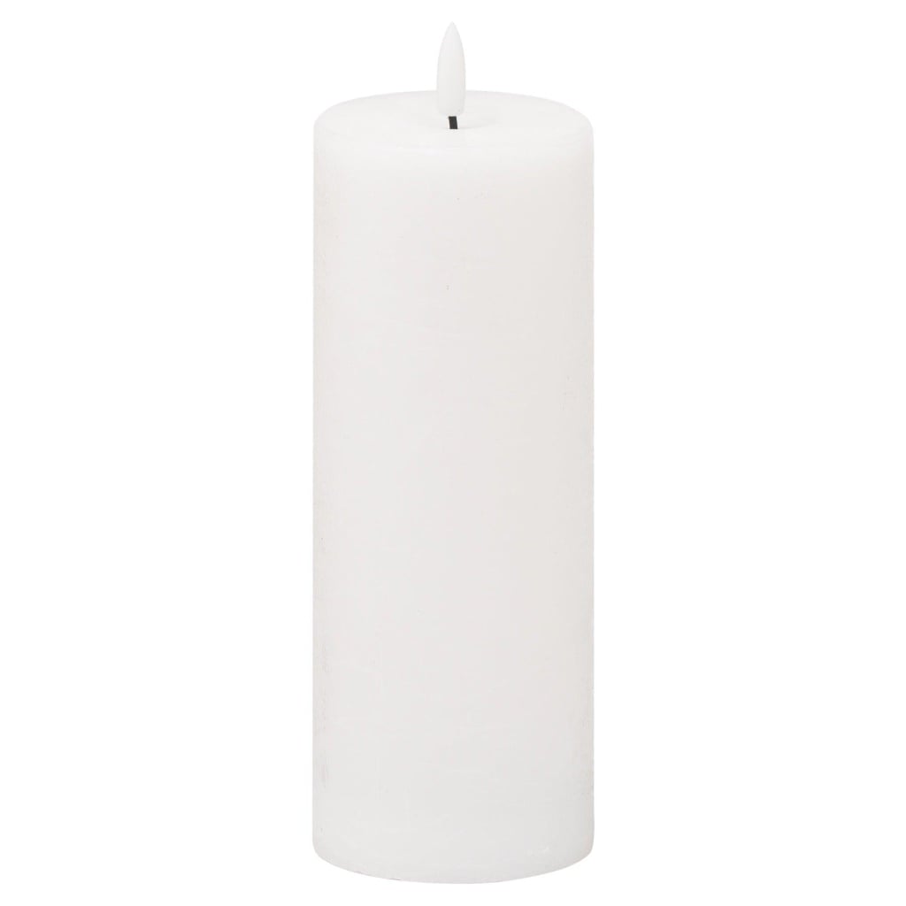 Luxe Collection Natural Glow 3x8 LED White Candle - Home Pieces