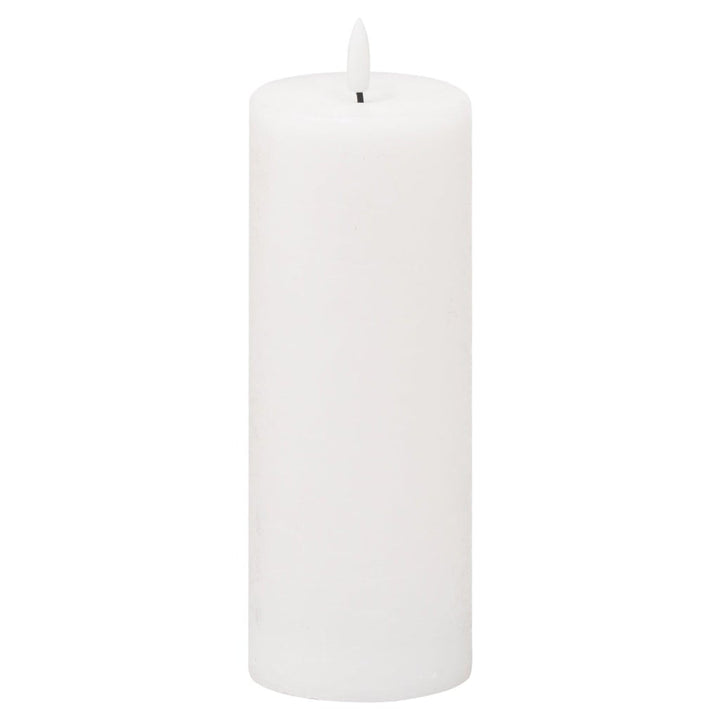 Luxe Collection Natural Glow 3x8 LED White Candle - Home Pieces