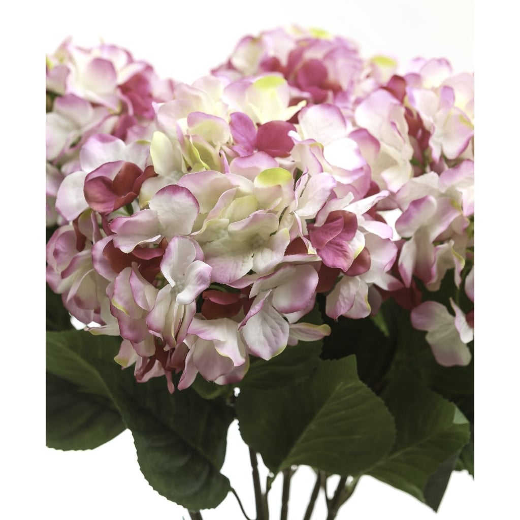 Single Pink Hydrangea - Faux flowers