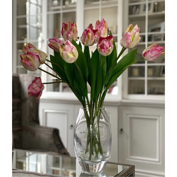 Tulip | Pink & Green (3 pack) - Home Decor