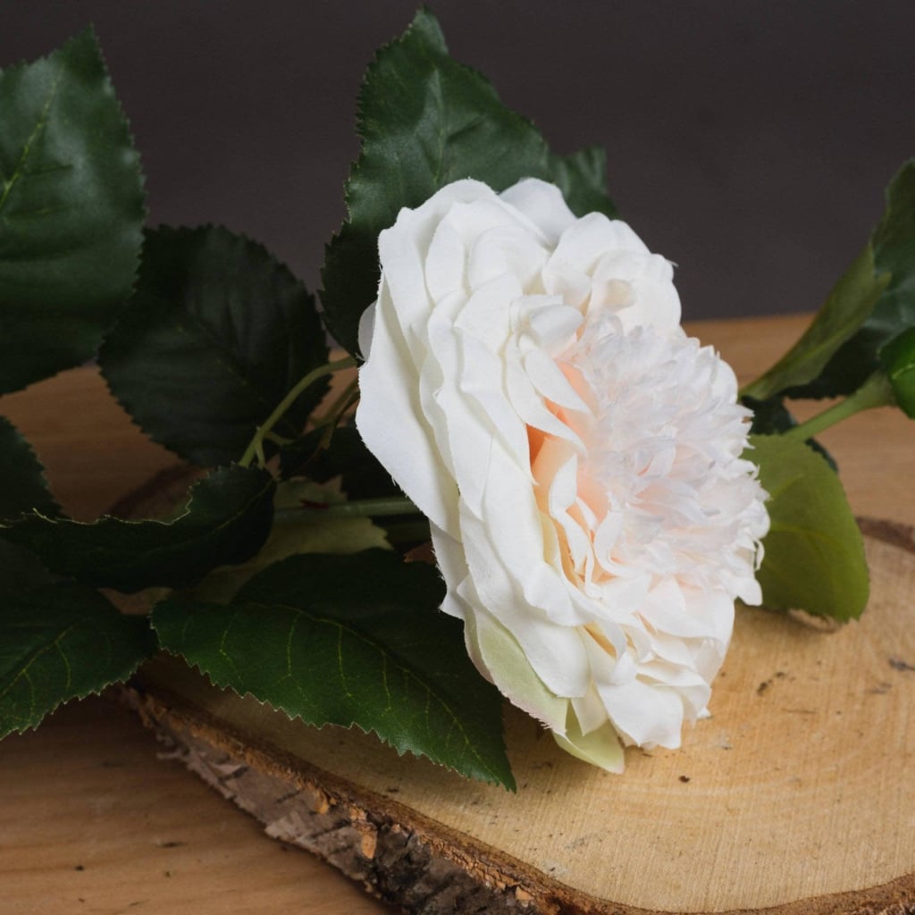 White Garden Rose Spray - Home Pieces