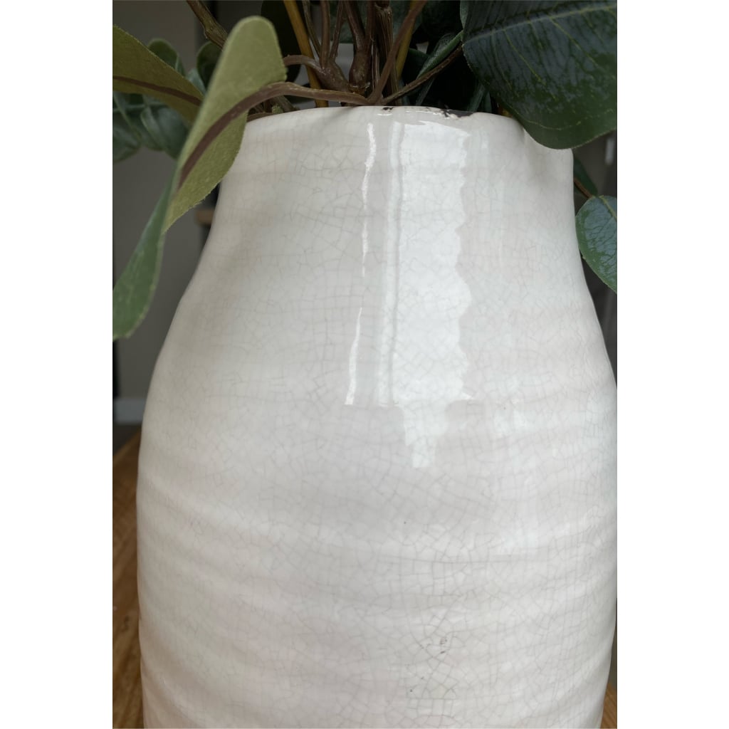 Willow Crackle Vase